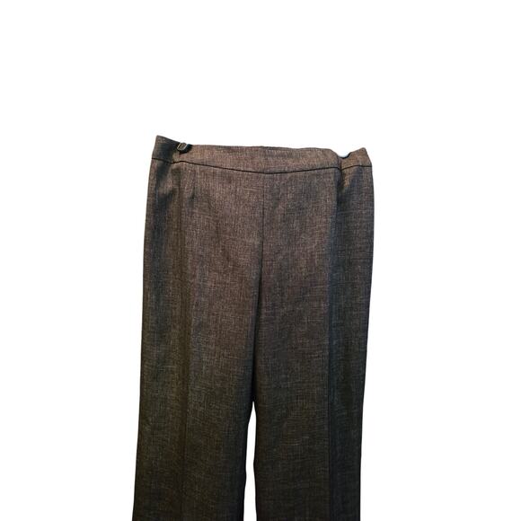 Le Suit Petite Tweed Look Grey Lined Pants Size Ladies 6p EUC 100% polyester - Picture 10 of 12